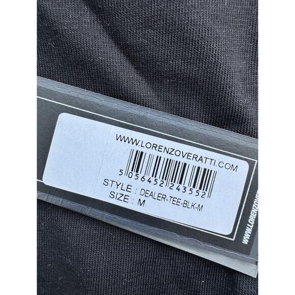 Lorenzo Veratti T shirt Black Medium - Picture 3 of 3